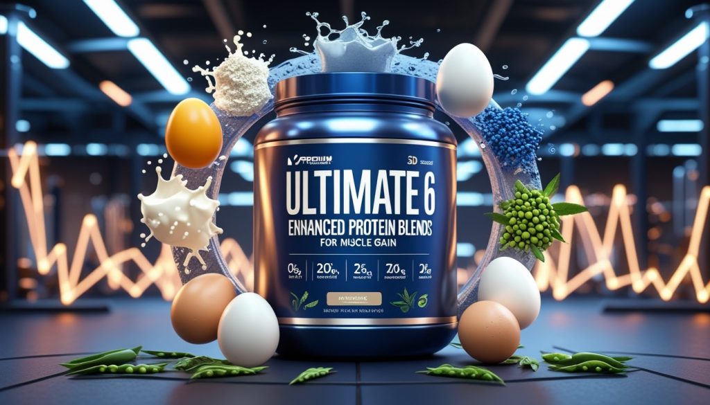 Ultimate 6 Enhanced Protein Blends for Muscle Gain
