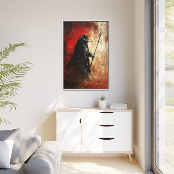 Mysterious Framed Canvas Art, Gothic Wall Decor, Dark Fantasy Art, Home Aesthetic, Unique Gift for Art Lovers, Halloween Decor - Image 35