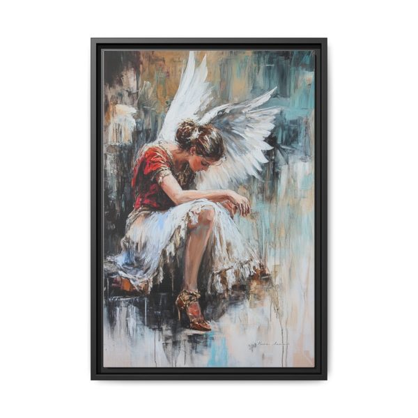 Angel Wings Framed Canvas Art, Inspirational Wall Decor for Home, Serenity Artwork, Gift for Her, Boho Chic Decor, Angel Art Print - Image 49