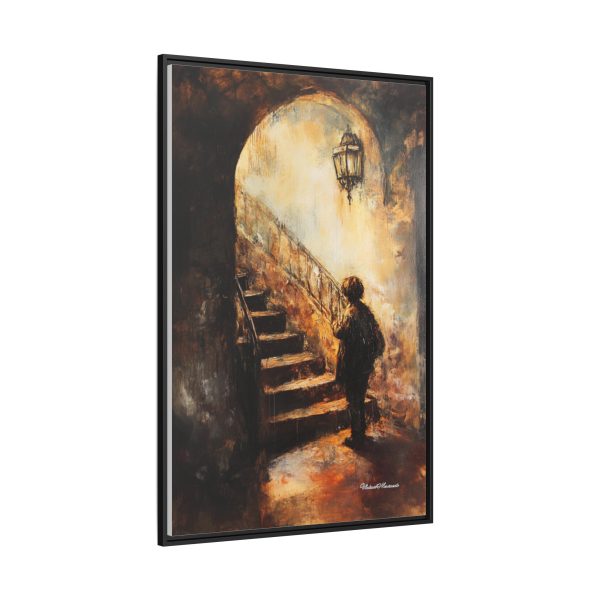 Framed Matte Canvas Art - Enigmatic Stairs Artwork, Home Decor, Wall Art, Living Room Aesthetic, Unique Gift, Art Lovers Decoration - Image 10