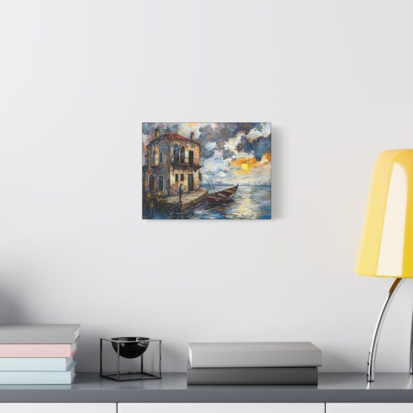 Stretched Canvas Art, Sunset Seascape Wall Decor, Coastal Home Decoration, Nautical Theme Artwork, Gift for Art Lovers - Image 3
