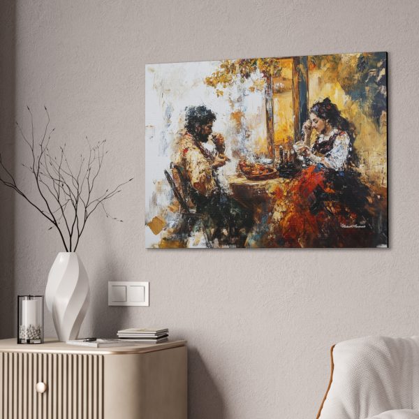 Rustic Canvas Wall Art, Cozy Home Décor, Vintage Painting, Bohemian Living Room, Gift for Art Lovers - Image 8