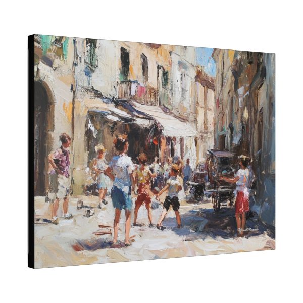 Vibrant Street Scene Canvas Art, Culture Decor, Gift for Art Lovers, Family Wall Art, Home Decor Inspiration, Gallery Style Print - Image 10
