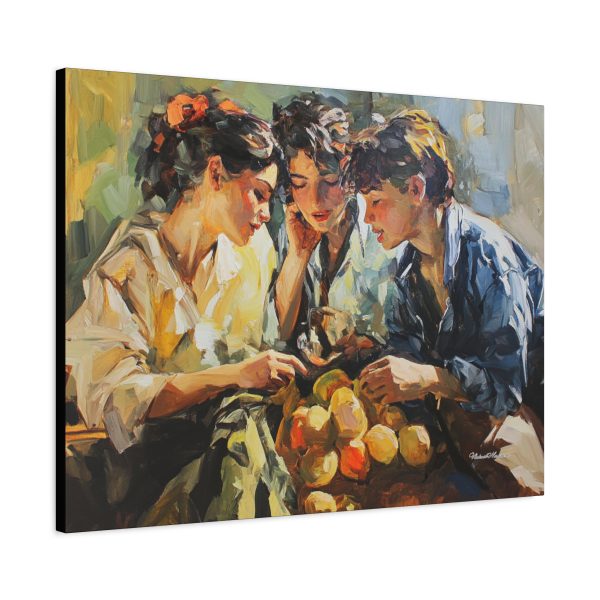 Canvas Art Print, Friends Gathering, Home Decor Wall Art, Gallery Wrapped, Colorful Still Life, Gift for Art Lovers - Image 14