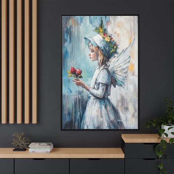 Whimsical Fairy Art Print, Colorful Home Decor, Kids Room Wall Art, Unique Gift, Magical Framed Canvas - Image 64