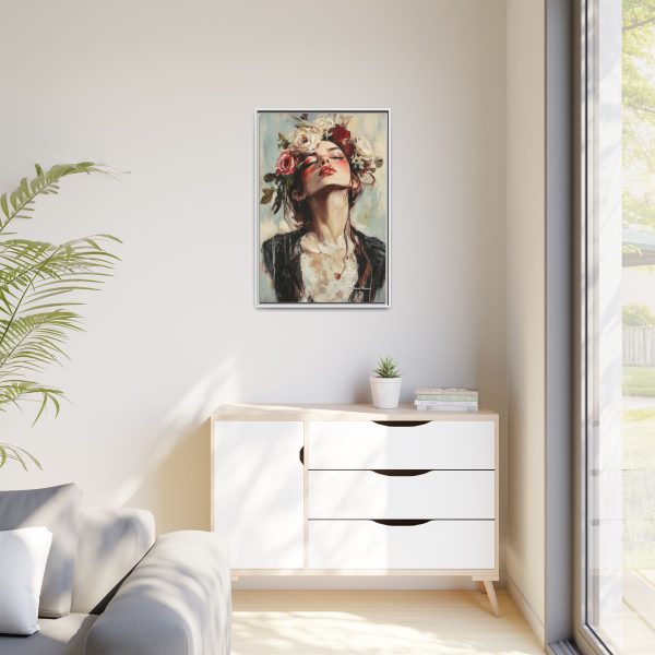 Floral Portrait Canvas Art Print, Boho Wall Décor, Feminine Home Accent, Gift for Her, Flower Lover's Art - Image 27