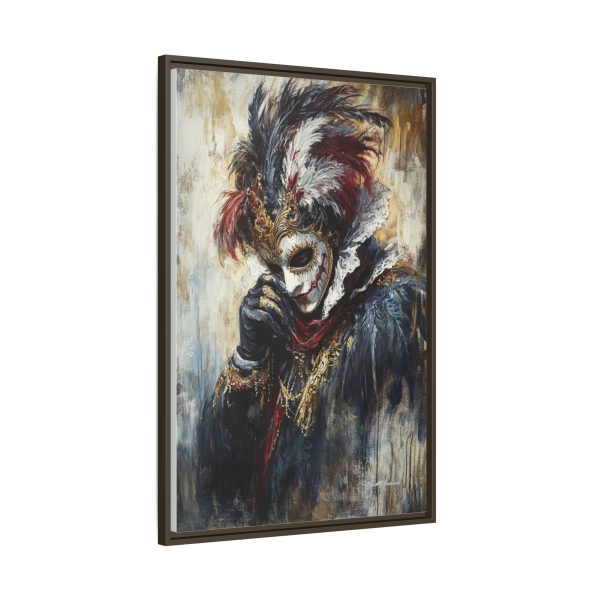 Matte Canvas Wall Art, Multi-color Framed Artwork, Gothic Home Decor, Mysterious Masquerade Print, Unique Gift for Art Lovers - Image 22