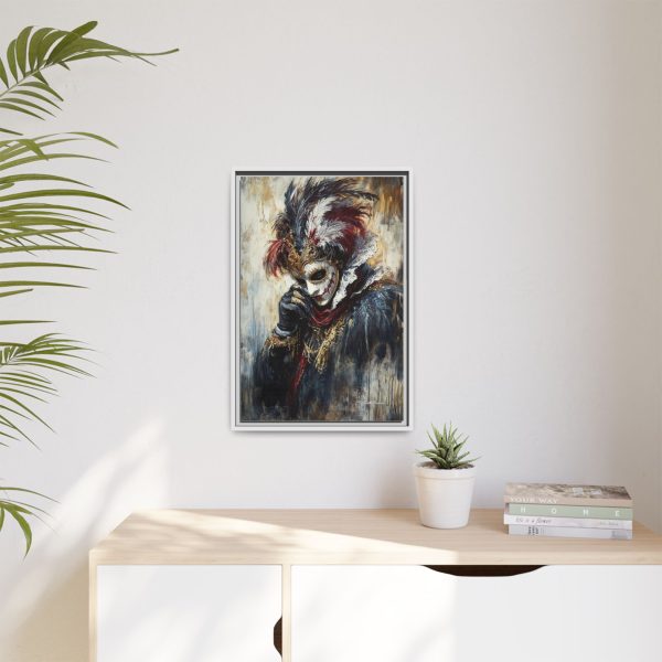 Matte Canvas Wall Art, Multi-color Framed Artwork, Gothic Home Decor, Mysterious Masquerade Print, Unique Gift for Art Lovers - Image 59
