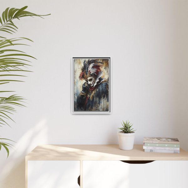 Matte Canvas Wall Art, Multi-color Framed Artwork, Gothic Home Decor, Mysterious Masquerade Print, Unique Gift for Art Lovers - Image 47