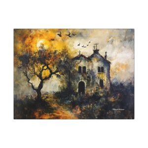 Mystical Landscape Canvas Art Wraps, 1.6" - Perfect for Home Decor, Wall Art, Unique Gift, Living Room Decor, Art Lover's Delight