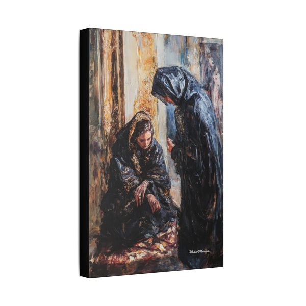 Emotive Stretched Canvas Art, Inspirational Wall Decor for Home, Unique Gifts for Art Lovers, Spiritual Gallery Wall Piece, Elegant [...] - Image 6