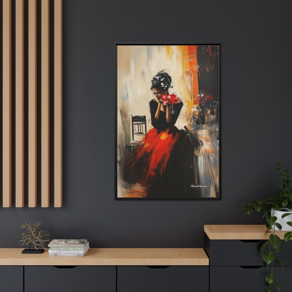 Elegant Framed Canvas Art - Emotional Portrait, Wall Decor, Home Decor, Gift for Art Lovers, Special Occasions - Image 12