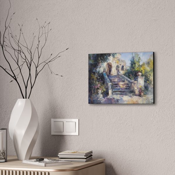 Vibrant Canvas Wall Art, Abstract Nature Painting, Home Decor, Colorful Landscape Print, Gift for Art Lovers, Living Room Decor - Image 4