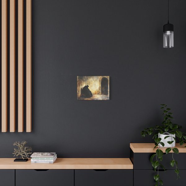 Classic Canvas Wall Art, Elegant Home Decor, Contemplative Painterly Print, Soulful Gallery Artwork, Unique Gift Idea - Image 4