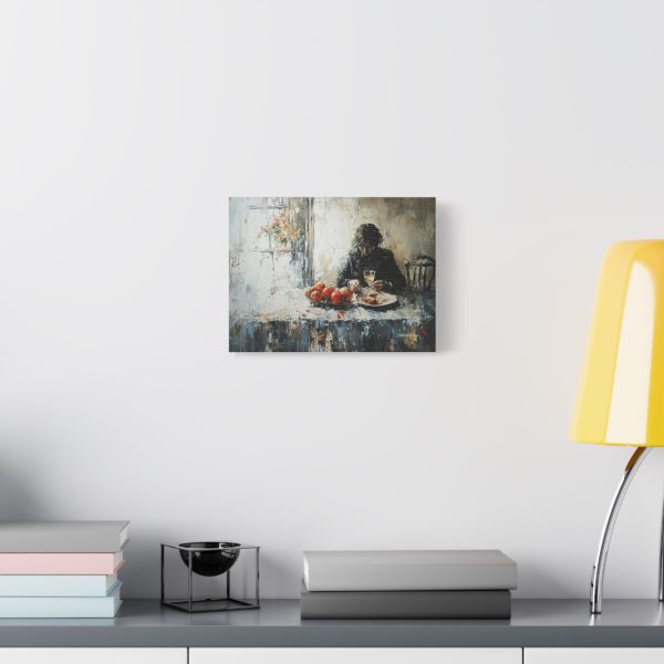 Stretched Canvas Art: Cozy Kitchen Scene, Home Decor, Wall Art, Gift for Art Lovers, Dining Room Accent, Unique Art Piece - Image 3