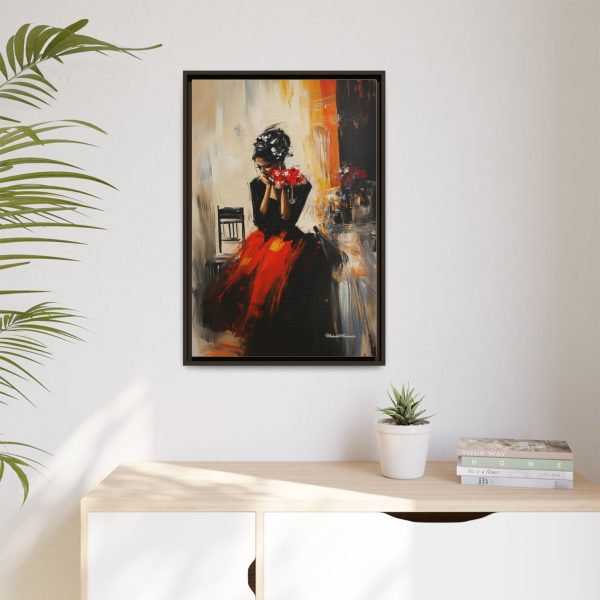Elegant Framed Canvas Art - Emotional Portrait, Wall Decor, Home Decor, Gift for Art Lovers, Special Occasions - Image 15