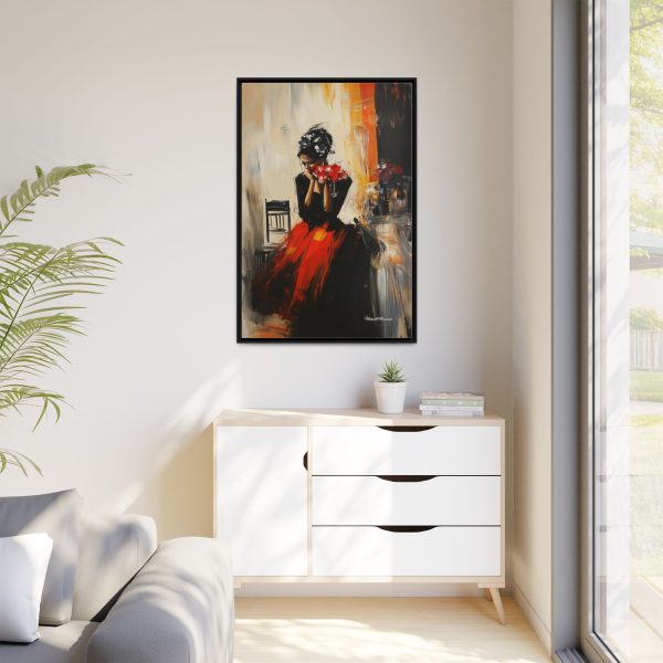 Elegant Framed Canvas Art - Emotional Portrait, Wall Decor, Home Decor, Gift for Art Lovers, Special Occasions - Image 11