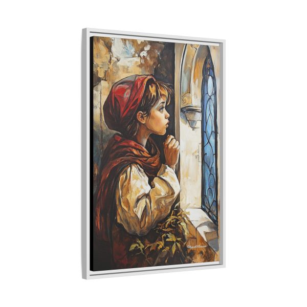 Framed Matte Canvas Art Print - Dreamy Girl in Red Hood, Wall Decor, Unique Gift, Home Aesthetics, Art for Living Room, Bedroom Decor - Image 18