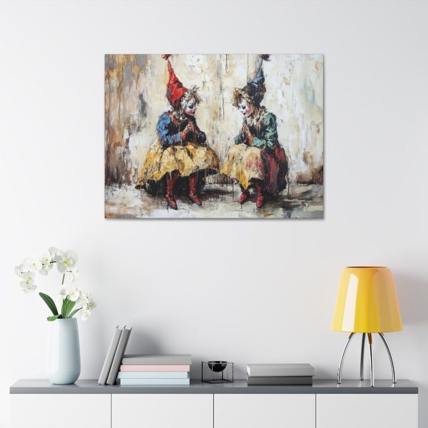 Whimsical Canvas Wall Art, Art Print for Home Decor, Unique Gift for Art Lovers, Clown Decor for Kids Room, Playful Clown Artwork - Image 7