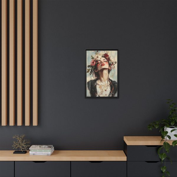 Floral Portrait Canvas Art Print, Boho Wall Décor, Feminine Home Accent, Gift for Her, Flower Lover's Art - Image 52