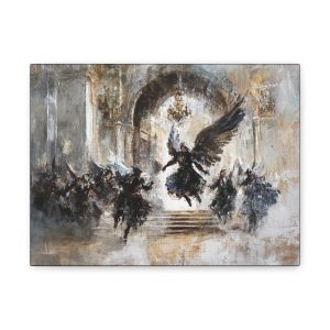 Angel Canvas Wall Art, Angel Artwork, Religious Decor, Home Decor, Spiritual Gift, Birthday Gift, Art for Living Room