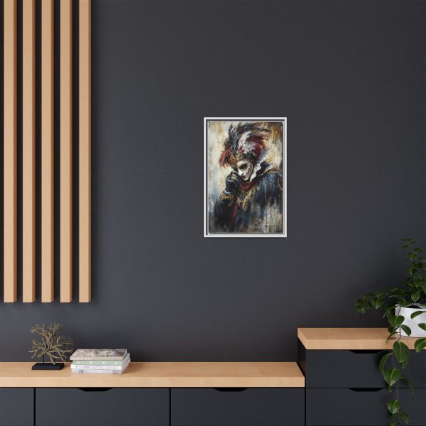 Matte Canvas Wall Art, Multi-color Framed Artwork, Gothic Home Decor, Mysterious Masquerade Print, Unique Gift for Art Lovers - Image 60