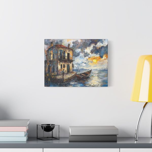 Stretched Canvas Art, Sunset Seascape Wall Decor, Coastal Home Decoration, Nautical Theme Artwork, Gift for Art Lovers - Image 7