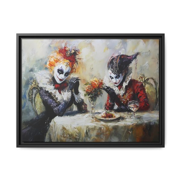 Whimsical Framed Art Print, Colorful Canvas Wall Decor for Unique Home Aesthetic, Perfect for Celebrations and Gifting