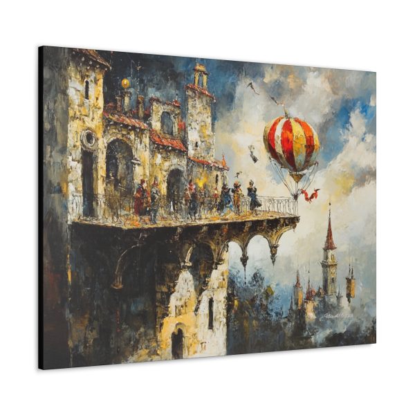 Artistic Wall Art Print, Vintage Canvas Decor, Home Gallery Accent, Unique Gift for Art Lovers, Whimsical Landscape Art - Image 6