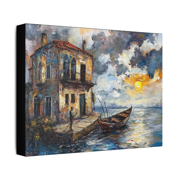 Stretched Canvas Art, Sunset Seascape Wall Decor, Coastal Home Decoration, Nautical Theme Artwork, Gift for Art Lovers - Image 2