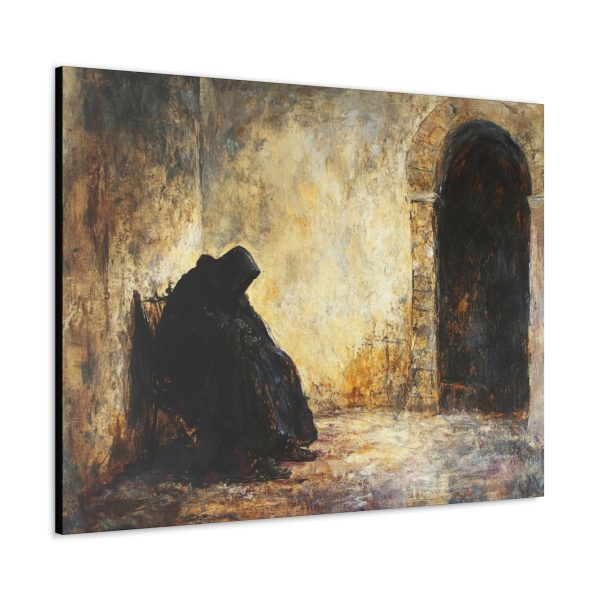 Classic Canvas Wall Art, Elegant Home Decor, Contemplative Painterly Print, Soulful Gallery Artwork, Unique Gift Idea - Image 6