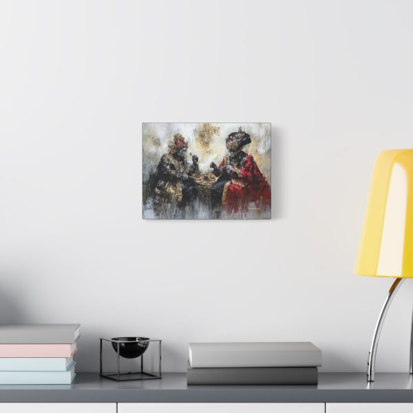 Regal Couple Canvas Art, Wall Decor, Artwork for Living Room, Unique Gift, Home Decoration, Gallery Style - Image 3