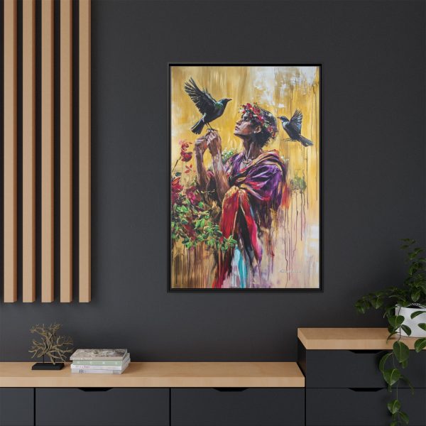 Vibrant Framed Wall Art Print, Colorful Home Decor, Inspirational Canvas, Gift for Art Lovers, Bohemian Style Wall Decor, [...] - Image 12