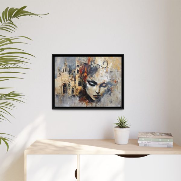 Abstract Framed Canvas Art, Multi-color Wall Decor, Contemporary Art, Home Decorations, Creative Gift Idea, Living Room Art - Image 3