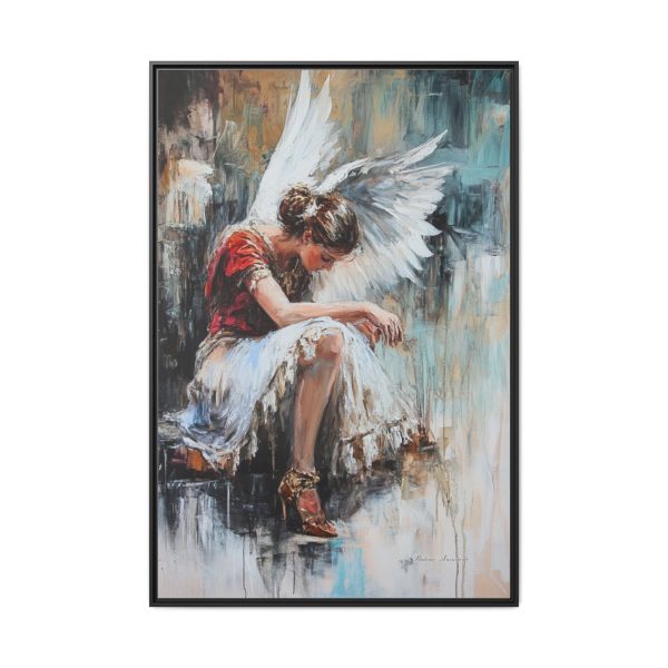 Angel Wings Framed Canvas Art, Inspirational Wall Decor for Home, Serenity Artwork, Gift for Her, Boho Chic Decor, Angel Art Print - Image 61