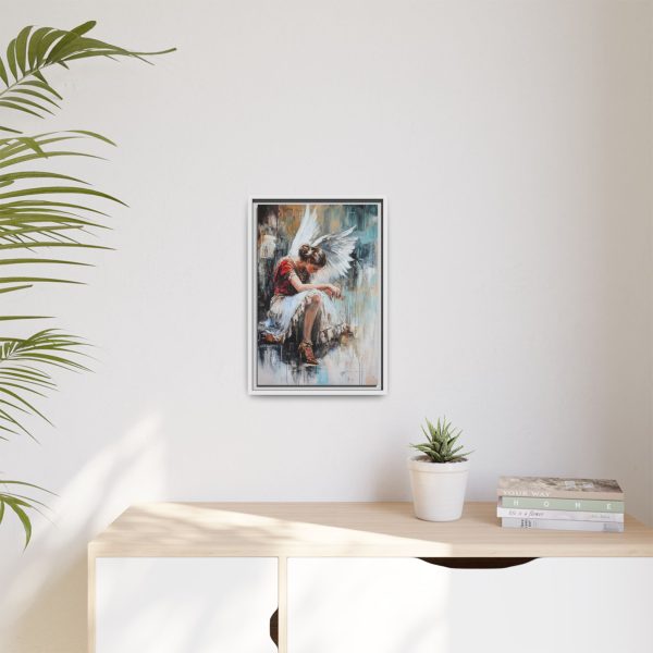 Angel Wings Framed Canvas Art, Inspirational Wall Decor for Home, Serenity Artwork, Gift for Her, Boho Chic Decor, Angel Art Print - Image 47