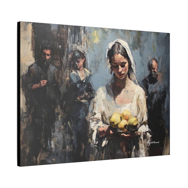 Elegant Stretched Canvas Art - Woman with Lemons - Wall Decor, Home Decoration, Art Piece, Gift for Art Lovers, Living Room Accent - Image 18