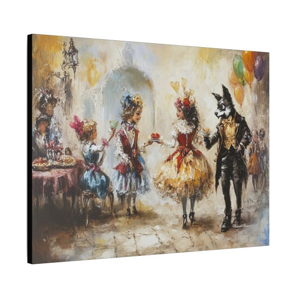 Whimsical Stretched Canvas Art, Carnival Decor, Vintage Wall Art, Playful Home Decoration, Unique Gift Idea, Fantasy Wall Art - Image 10