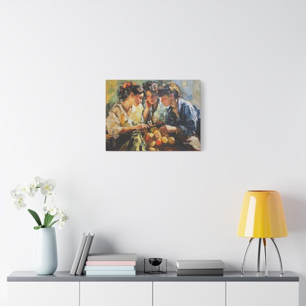 Canvas Art Print, Friends Gathering, Home Decor Wall Art, Gallery Wrapped, Colorful Still Life, Gift for Art Lovers - Image 11
