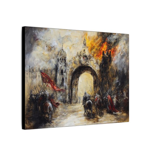 Epic Battle Canvas Wall Art, Historical Artwork, Medieval Decor, Fantasy Art, Home Gallery Decoration - Image 4