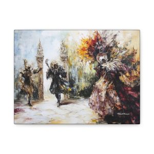 Stretched Canvas Art, Colorful Wall Decor, Vibrant Abstract Painting, Home Artwork, Unique Gift Idea