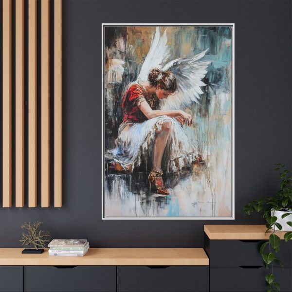 Angel Wings Framed Canvas Art, Inspirational Wall Decor for Home, Serenity Artwork, Gift for Her, Boho Chic Decor, Angel Art Print - Image 72