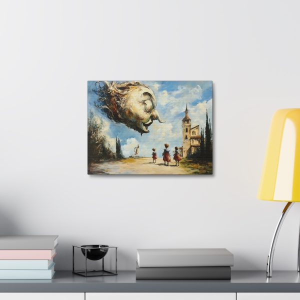 Surreal Stretched Canvas Art - Dreamy Home Decor for Art Lovers, Unique Gift for Birthdays, Housewarming, or Special Occasions - Image 4