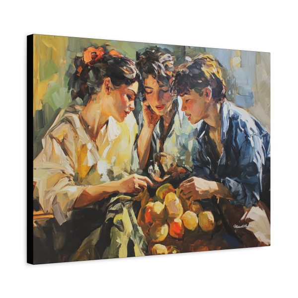 Canvas Art Print, Friends Gathering, Home Decor Wall Art, Gallery Wrapped, Colorful Still Life, Gift for Art Lovers - Image 10