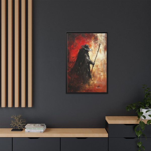 Mysterious Framed Canvas Art, Gothic Wall Decor, Dark Fantasy Art, Home Aesthetic, Unique Gift for Art Lovers, Halloween Decor - Image 8