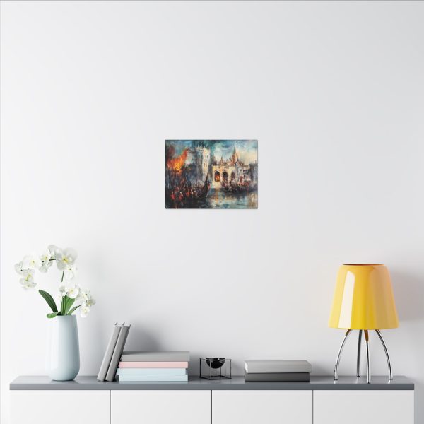 Vibrant Art Canvas Print, Stretched Wall Decor, Modern Home Aesthetic, Unique Gift for Art Lovers, Perfect for Living Room, Office - Image 8