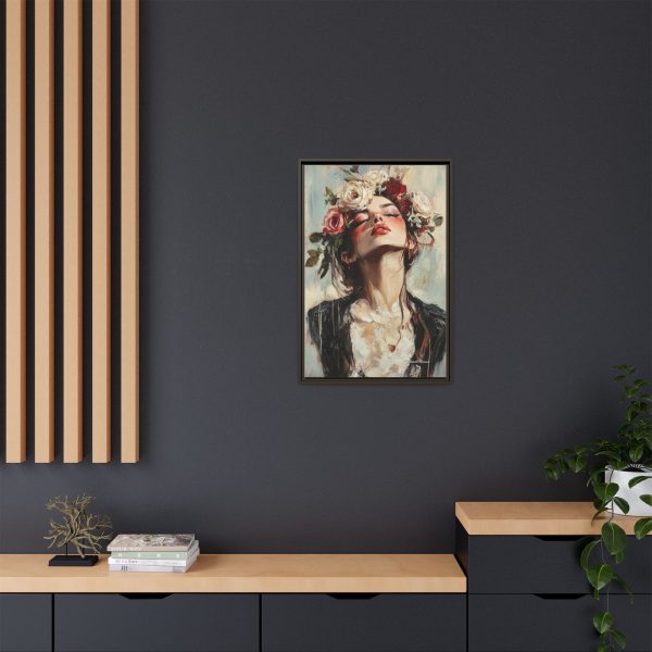 Floral Portrait Canvas Art Print, Boho Wall Décor, Feminine Home Accent, Gift for Her, Flower Lover's Art - Image 16