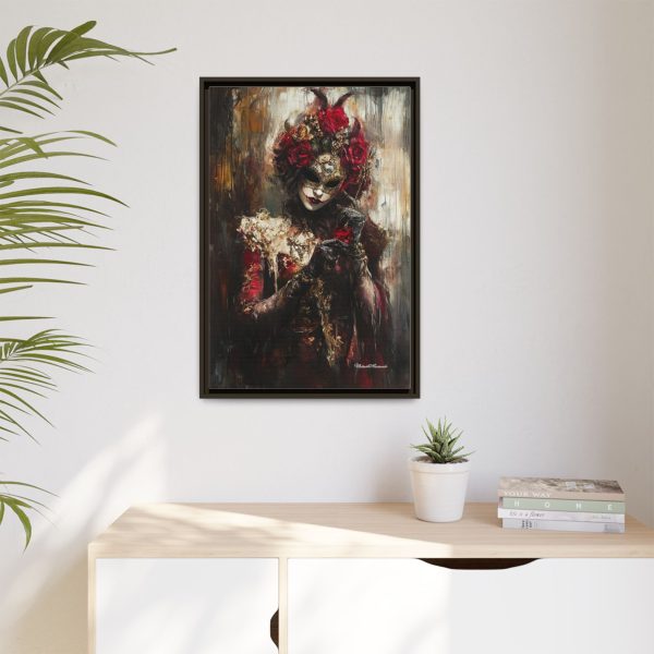 Gothic Art Print, Wall Decor, Unique Framed Artwork, Vibrant Canvas, Home Decoration, Halloween Vibes, Boho Chic - Image 15