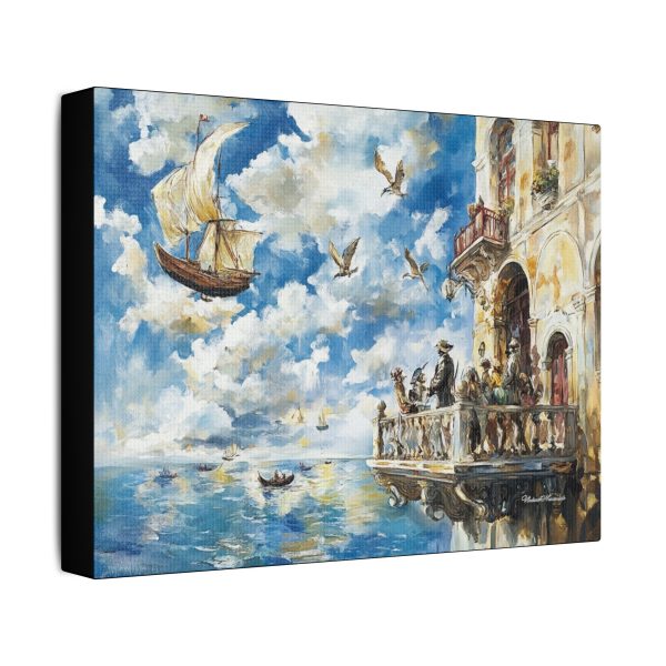 Beautiful Seascape Art Print, Nautical Wall Decor, Ocean Landscape Canvas, Coastal Home Decor, Sailing Art for Sea Lovers - Image 2