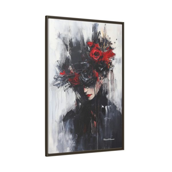Framed Wall Art, Matte Canvas Print, Abstract Art, Home Decor, Gift for Art Lovers, Black and Red Aesthetic - Image 30